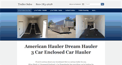 Desktop Screenshot of dreamhauler.com