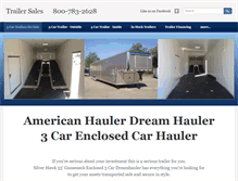 Tablet Screenshot of dreamhauler.com